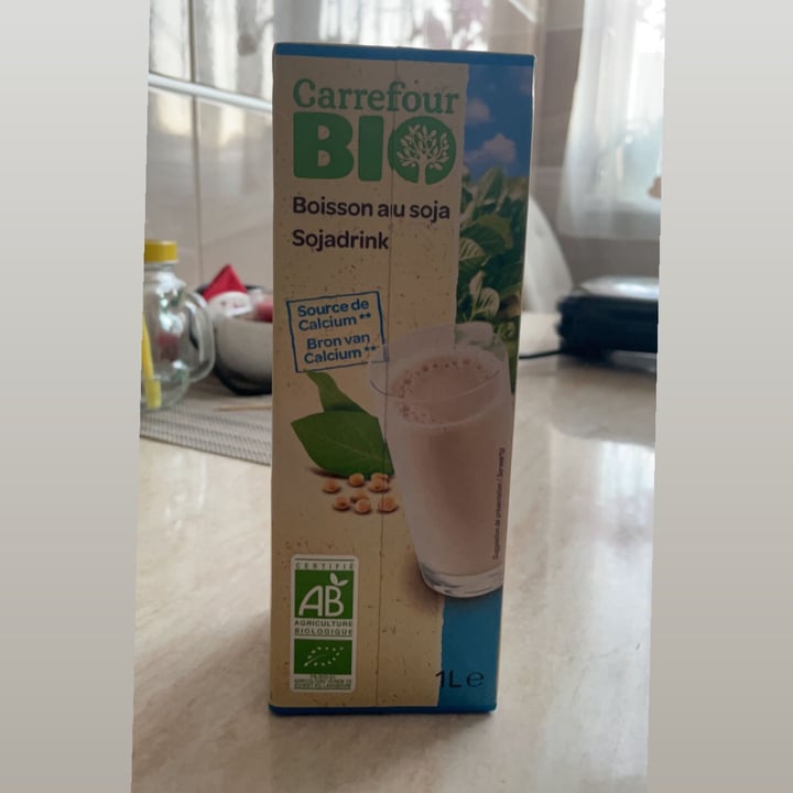 photo of Carrefour Bio Sojadrink shared by @vegan737363 on  20 Mar 2022 - review