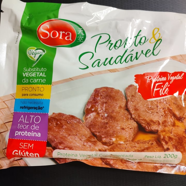 photo of Sora Filé de proteina vegetal shared by @gilsonpereira on  16 May 2022 - review