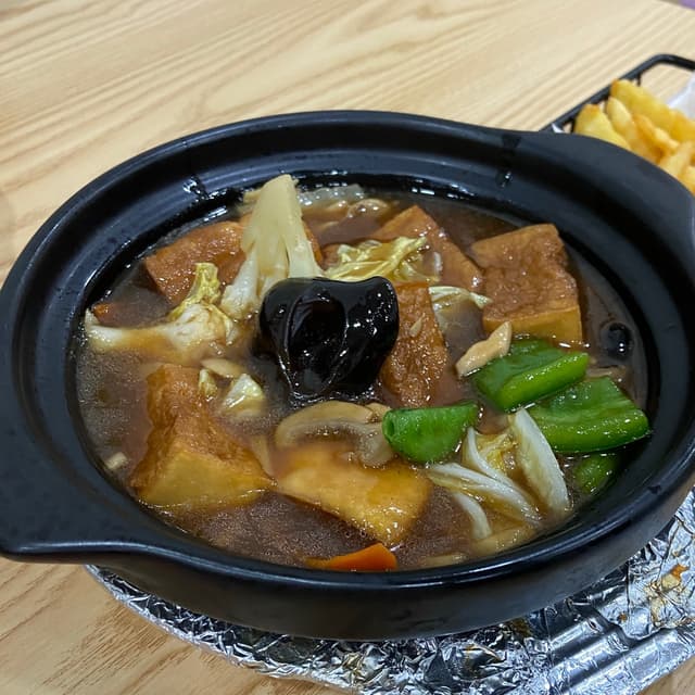 Foto do prato “Claypot Bean Curd”