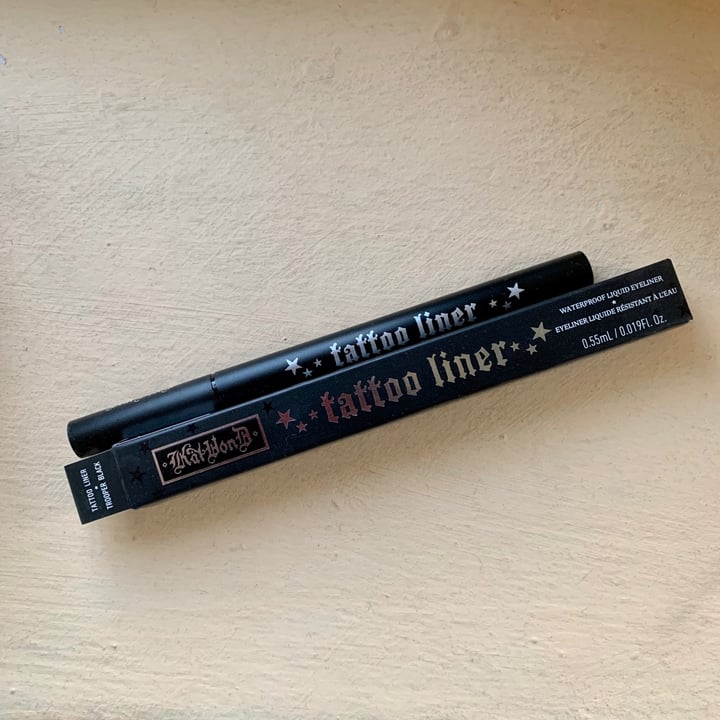 photo of KVD Beauty Tattoo Liner in Trooper Black shared by @jashment on  09 Jul 2021 - review