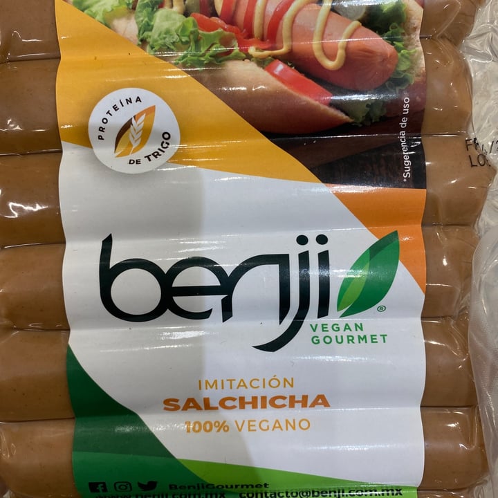 photo of Benji Vegan Gourmet Salchicha Vegana shared by @thalyhdz on  07 Apr 2022 - review