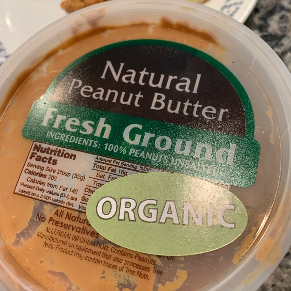 Organic Fresh Ground Natural Peanut Butter from Elmer’s Fresh - Vegan ...