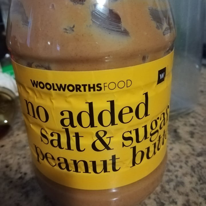photo of Woolworths Food No Added Salt & Sugar Peanut Butter shared by @cogitoergovegan on  15 Aug 2020 - review