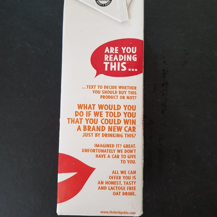 photo of The Bridge Avena drink calcium shared by @valealegreg on  02 Jun 2022 - review