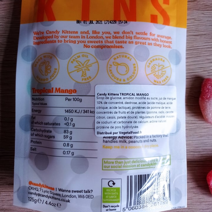 photo of Candy kittens Candy Kittens Tropical Mango shared by @koyott on  31 Oct 2020 - review