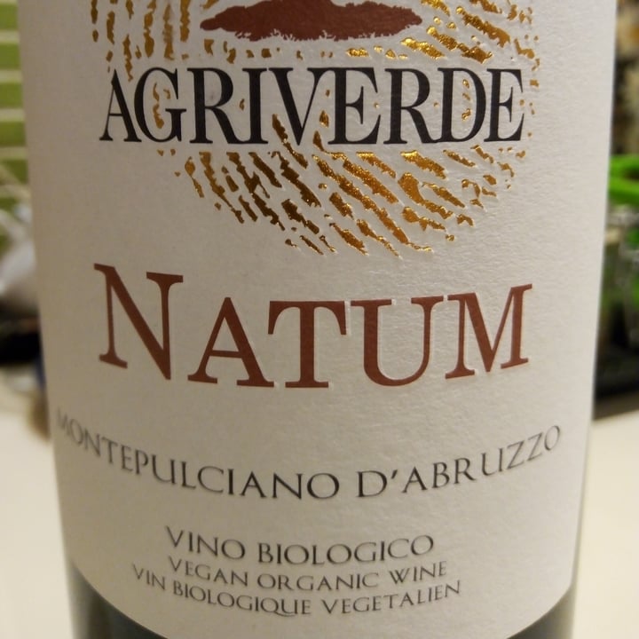 photo of Agriverde Montepulciano d'Abruzzo Natum shared by @felixveg on  13 Sep 2022 - review