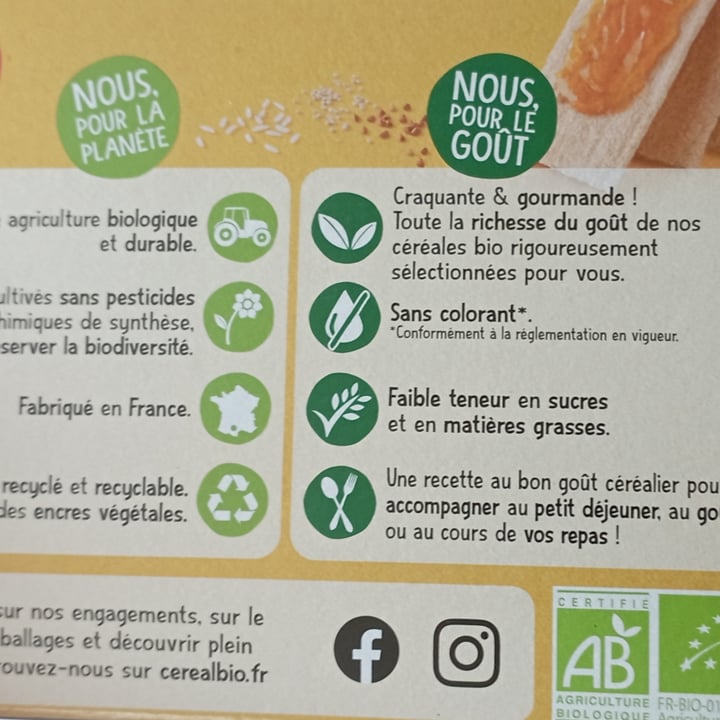 review photo of Céréal Bio Tartines craquantes shared by @romeo147jtd on 19 Jun 2022 - review