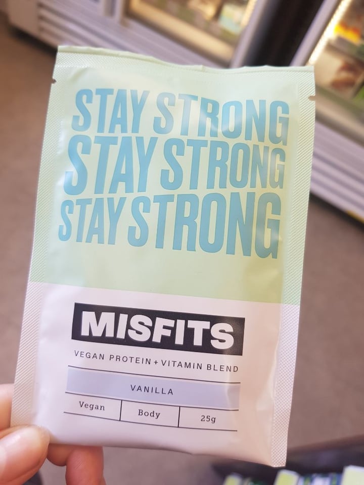 photo of Misfits Vanilla Protein shared by @helenasveganlife on  08 Mar 2020 - review
