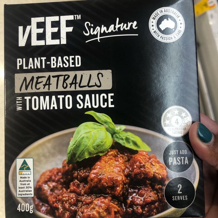 photo of Veef Plant Based Meatballs shared by @hh08 on  20 Feb 2022 - review