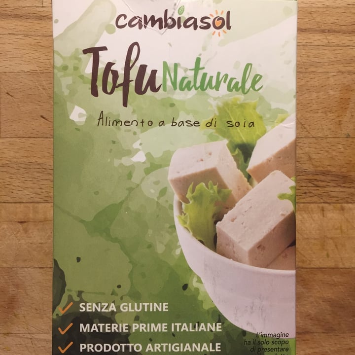 review photo of Cambiasol Tofu Naturale shared by @piantecotte on 16 Oct 2021 - review