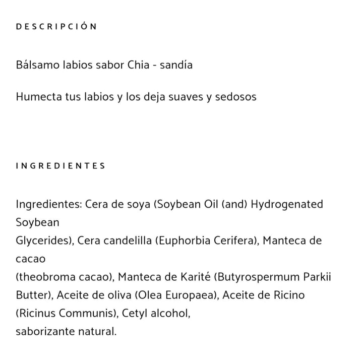 review photo of Indra Ecosmetica Bálsamo labial chía sandía shared by @plantyyy on 13 Feb 2021 - review