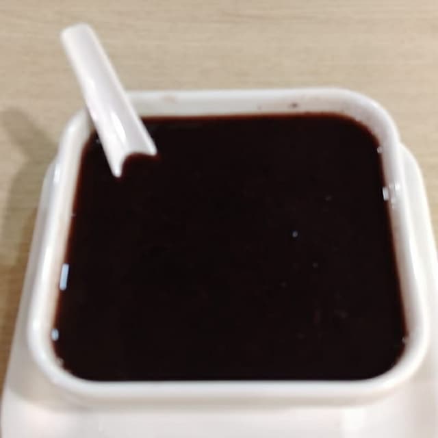 Foto do prato “Putu Hitam”