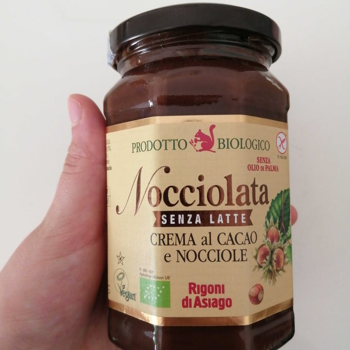 photo of Rigoni di Asiago Nocciolata Dairy Free Hazelnut Spread with Cocoa shared by @veganfroggy on  05 Sep 2020 - review