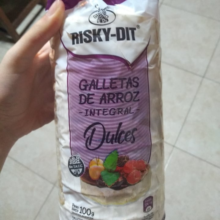 photo of Risky-dit Galletas De Arroz Integral Sin Sal shared by @revolucianate on  10 Jun 2020 - review