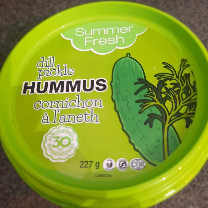 Summer Fresh Dill Pickle Hummus Review abillion