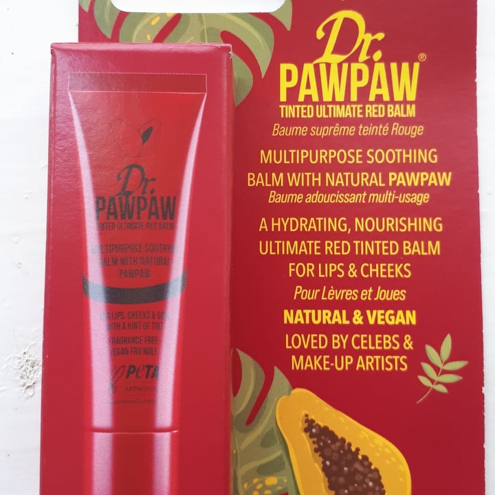review photo of Dr. PawPaw Tinted Ultimate Red Balm shared by @kaki on 26 Jul 2021 - review