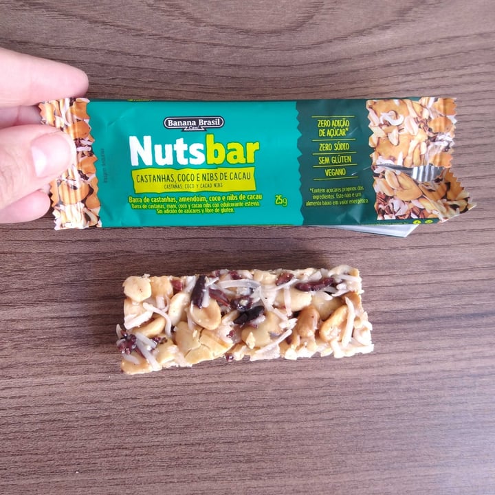 review photo of Banana brasil Nutsbar Castanhas, Coco e Nibs de Cacau shared by @fefrischrib on 08 Oct 2022 - review