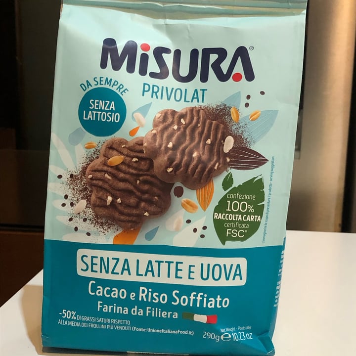 photo of Misura Biscotti con cacao e riso soffiato - Privolat shared by @ghostino on  04 Jan 2023 - review