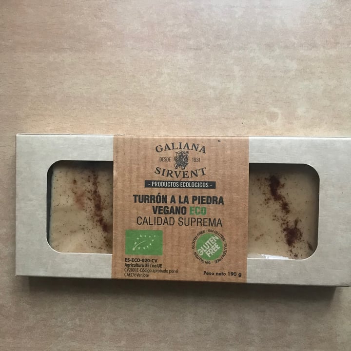 photo of Galiana Sirvent Turrón shared by @irequinzel on  28 Nov 2020 - review
