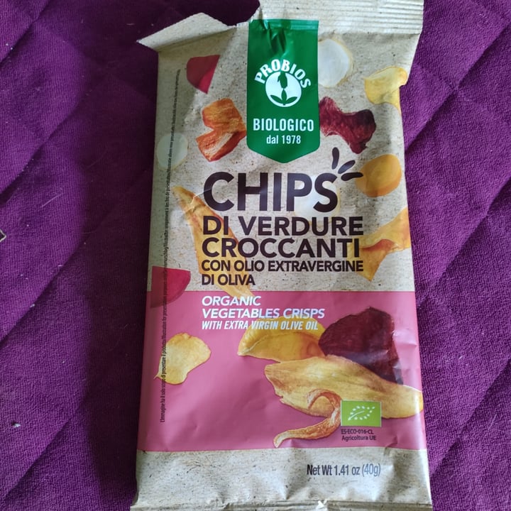 photo of Probios chips di Verdure Croccanti shared by @maretta7 on  23 Jul 2022 - review