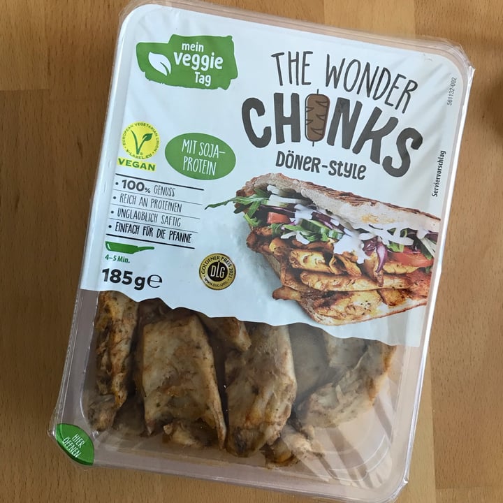 photo of Mein Veggie Tag The Wonder Chunks Döner-Style shared by @arenavegan on  25 Jun 2022 - review