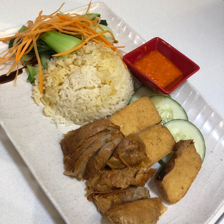 photo of Red Apple Veggie Café chicken rice shared by @cinnamonsticks on  24 Jan 2022 - review
