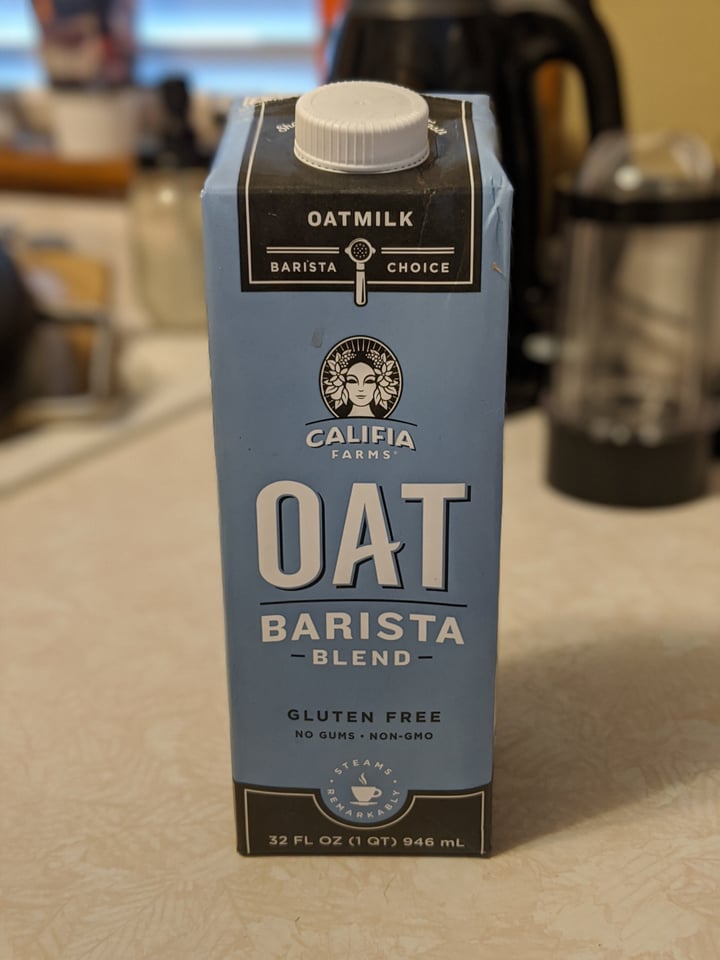 photo of Califia Farms Oat Barista Blend shared by @crueltyfreeyouandme on  25 Apr 2020 - review