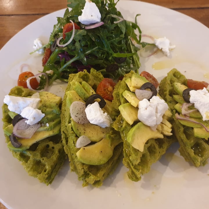 photo of Alchemy Green Waffles shared by @littleredmushroom on  04 Apr 2021 - review