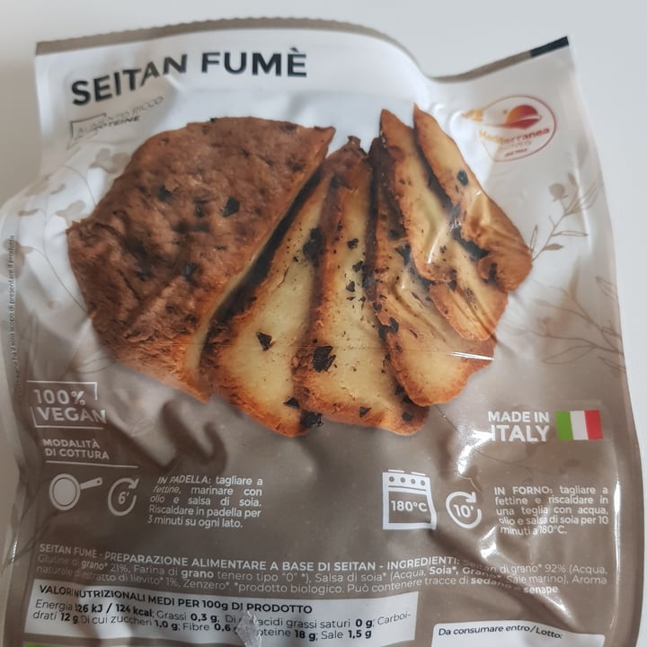 photo of Mediterranea BioVeg Seitan fume shared by @emanuela1996 on  09 Apr 2022 - review