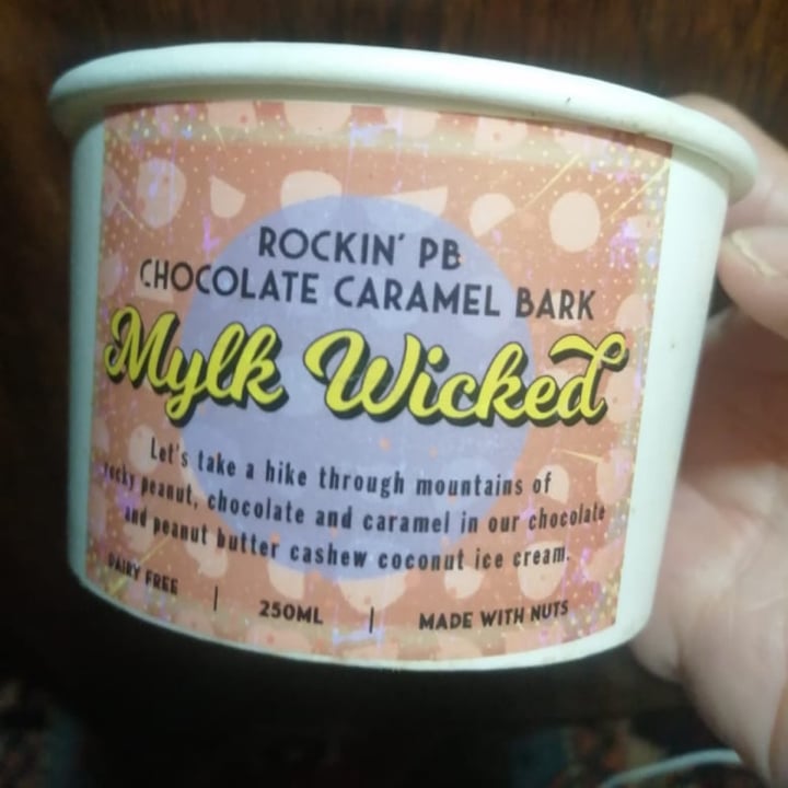 photo of Mylk Ice Cream  Rockin' PB chocolate caramel bark shared by @rohan on  30 Sep 2021 - review