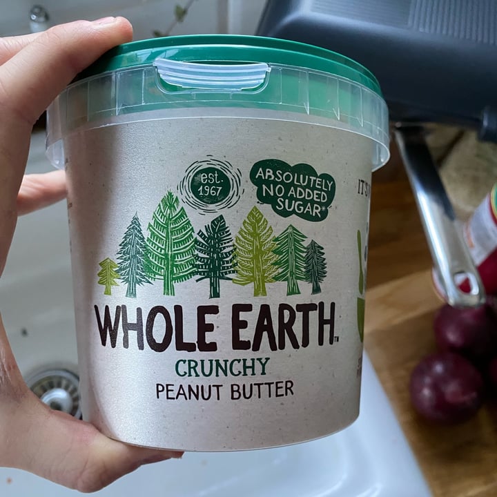 photo of Whole Earth Crunchy Peanut Butter Bio shared by @voyagingherbivore on  06 Jan 2022 - review