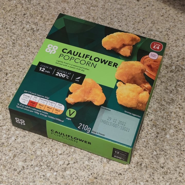 review photo of Coop Cauliflower popcorn shared by @simonseesx on 21 Dec 2021 - review