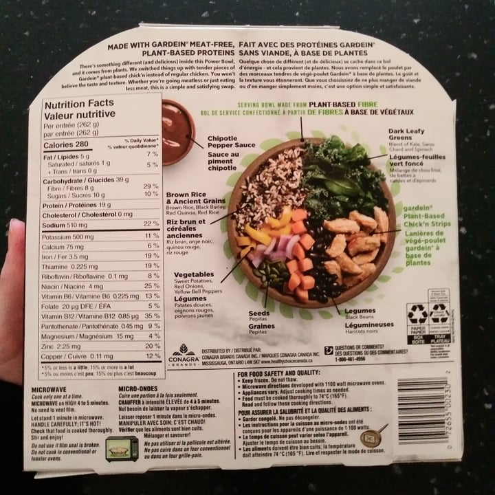 review photo of Healthy Choice Chipotle Chick’n with Gardein shared by @practicallyvegan on 11 Dec 2020 - review