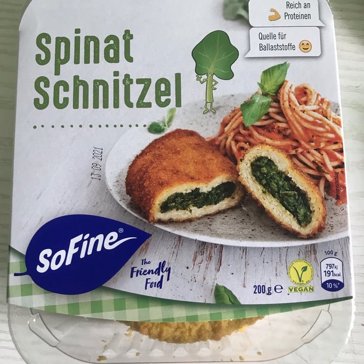 photo of SoFine Spinat Schnitzel shared by @sasophia on  17 Aug 2021 - review