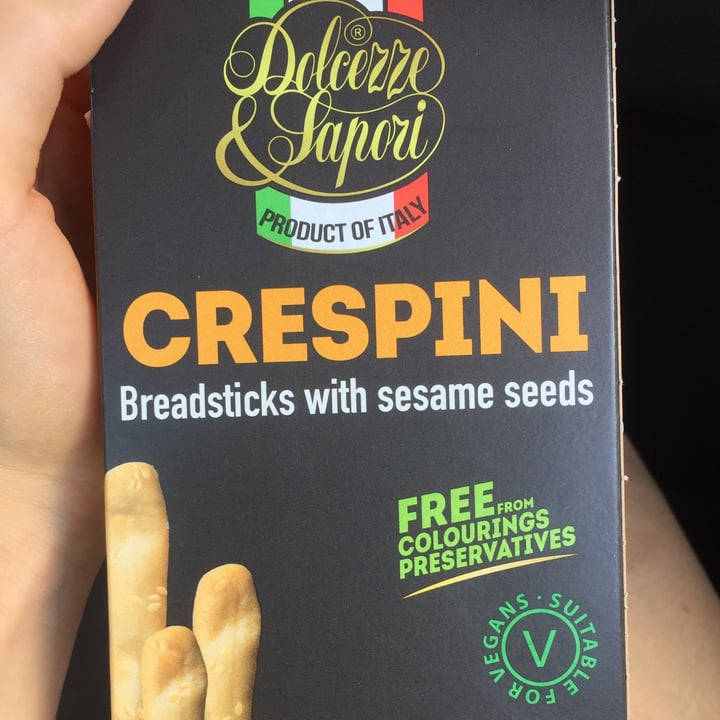 photo of Dolcezze Sapori Crespini Breadsticks with Seseme Seeds shared by @elflowvegano on  01 Aug 2020 - review