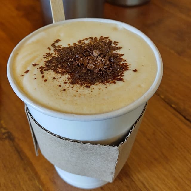Foto del piatto “Cappuccino con leche de almendra”