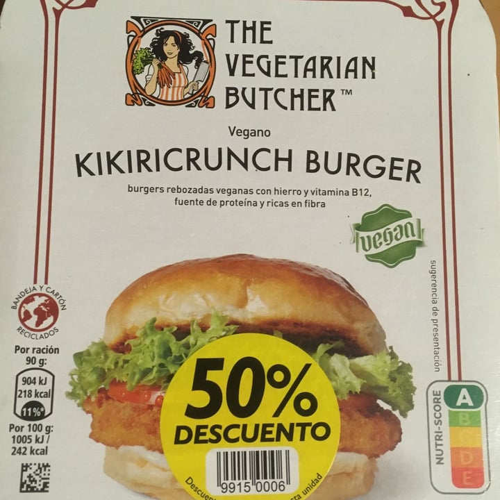 review photo of The Vegetarian Butcher Kikiricrunch Burger shared by @richiraven on 19 Oct 2022 - review