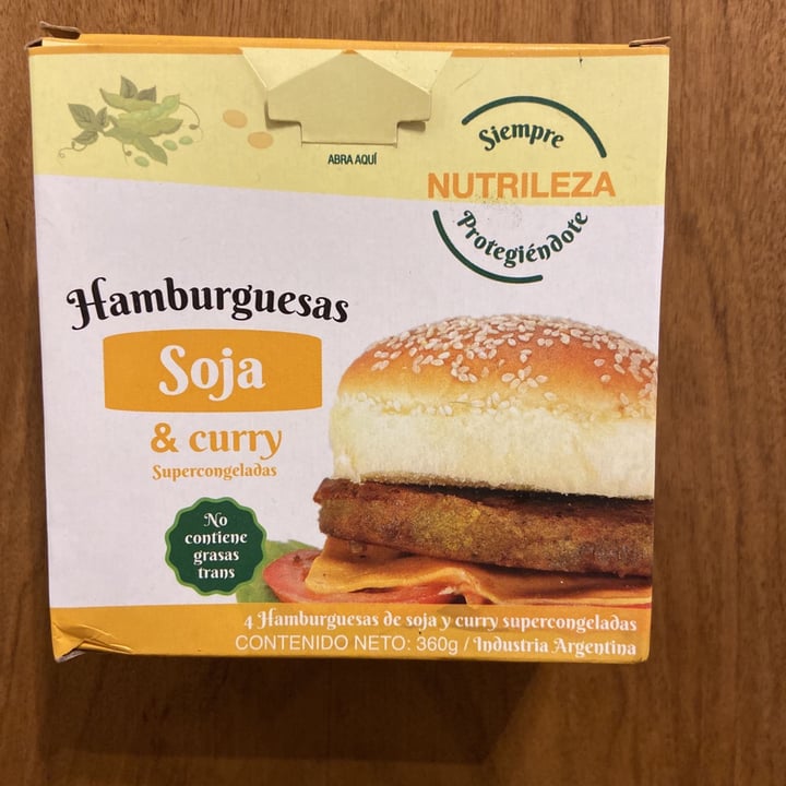 photo of Nutrileza Hamburguesa de Soja y Curry shared by @agustinachurba on  16 Jan 2021 - review