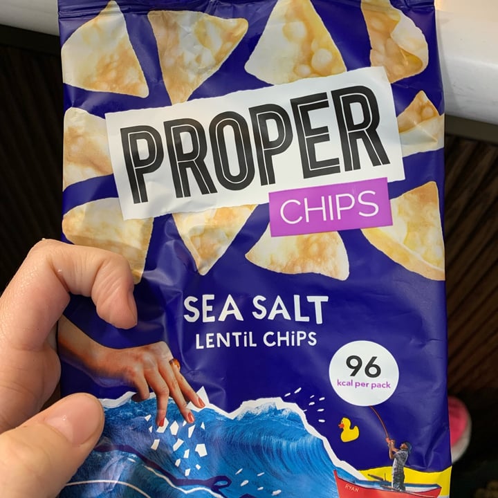 Proper Chips Sea salt lentil chips Review abillion