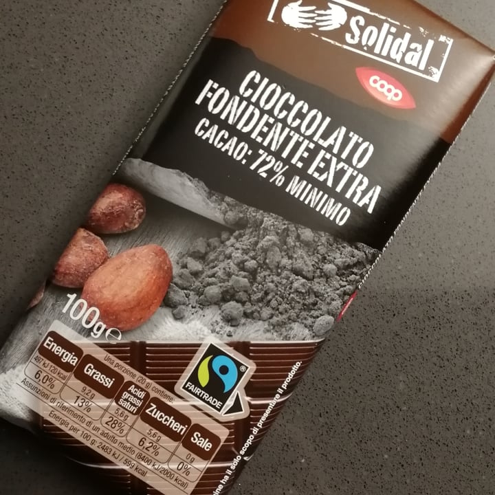 review photo of Solidal coop Cioccolato Fondente Extra 72% shared by @chi7 on 04 Apr 2022 - review