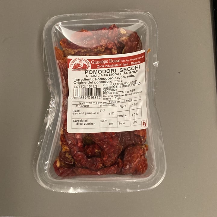 photo of Giuseppe rosso Pomodori Secchi shared by @flaviagarbuglia on  27 Nov 2021 - review