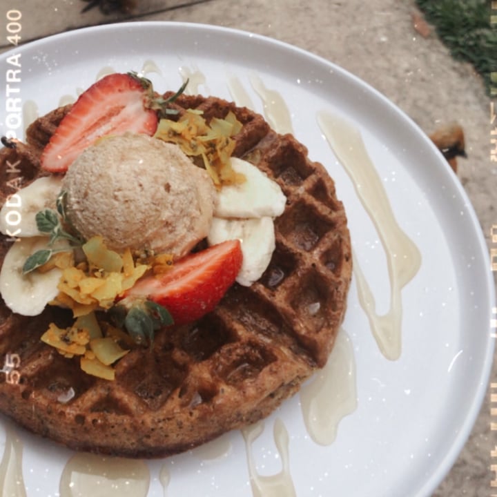 photo of Shift Eatery Chia waffle with Notella shared by @clam on  14 May 2020 - review