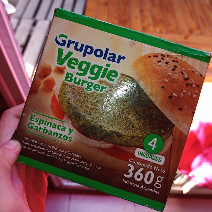 photo of Grupolar Hamburguesa de Espinaca y Garbanzos shared by @aylinfrreyra on  12 Dec 2021 - review