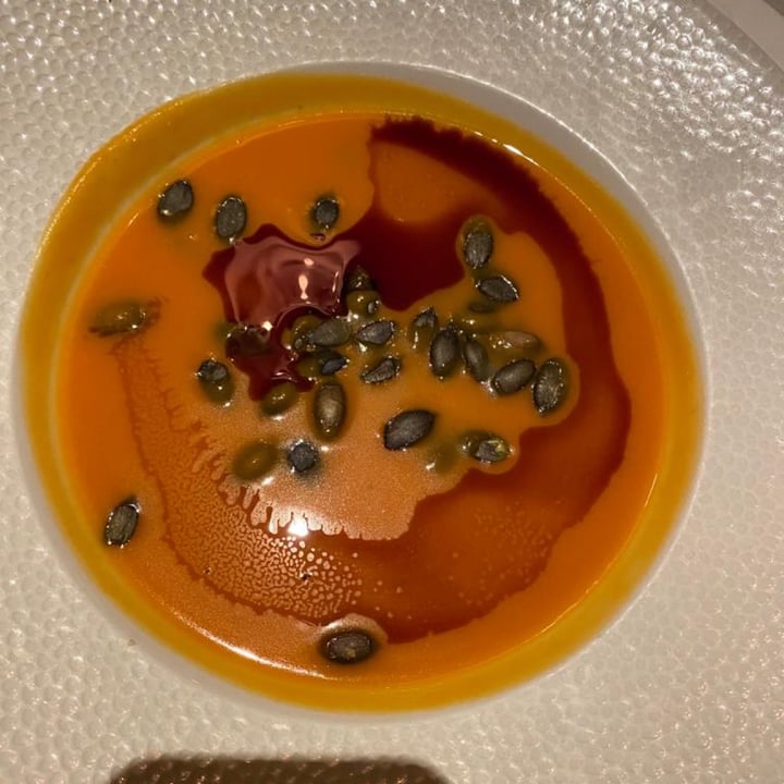 review photo of Menza Restaurant Pumpkin - Ginger Soup shared by @giadamanzella on 17 Dec 2021 - review