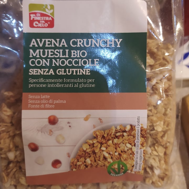 review photo of La Finestra Sul Cielo Avena crunchy muesli bio con nocciole shared by @stefy74 on 21 Jul 2021 - review