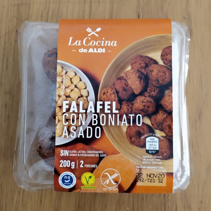 photo of La Cocina de Aldi Falafel con Boniato Asado shared by @ireneandthecats on  05 Nov 2021 - review