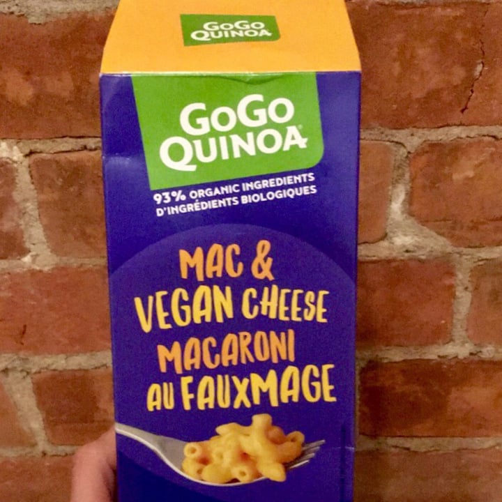 photo of GoGo Quinoa Mac and cheese shared by @lovearth on  06 Dec 2020 - review