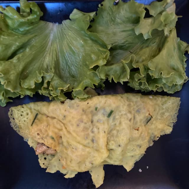 Foto del piatto “Banh xeo : crepe farcita”
