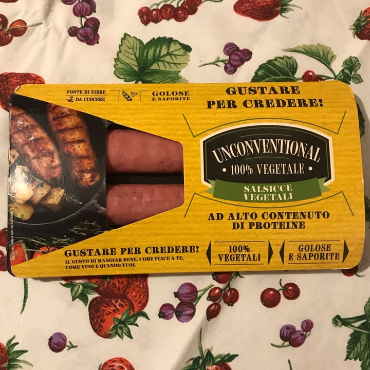 photo of Unconventional Salsicce Vegetali - Sausages shared by @aleclps on  27 Aug 2022 - review
