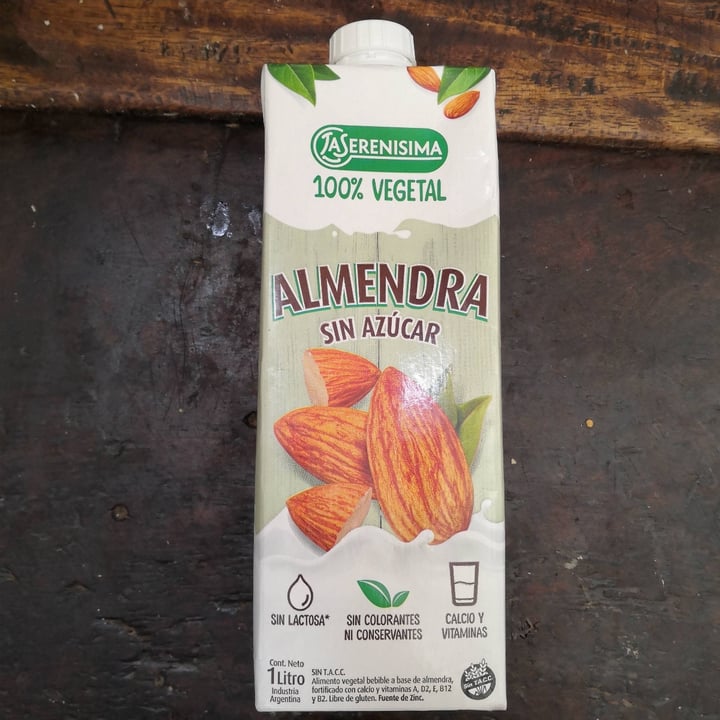 photo of La Serenísima Leche de Almendras Sin Azúcar shared by @vivegan on  10 Mar 2021 - review